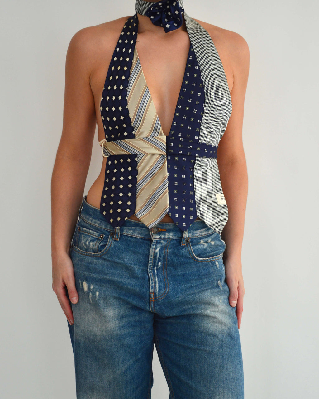 Tie Top & Flower Choker - nº 54