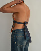 Top con lazo - Azules y rojos (talla pequeña)