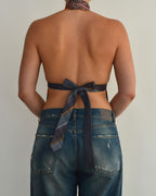Top con lazo - Azules y rojos (talla pequeña)