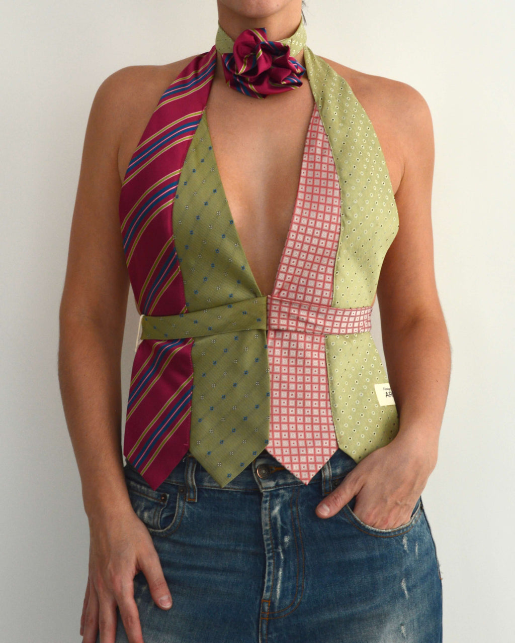 Tie Top & Flower Choker - nº 49