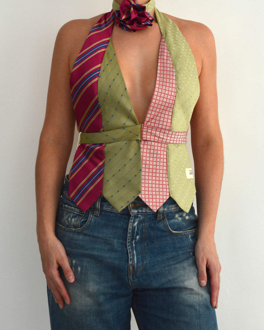 Tie Top & Flower Choker - nº 49