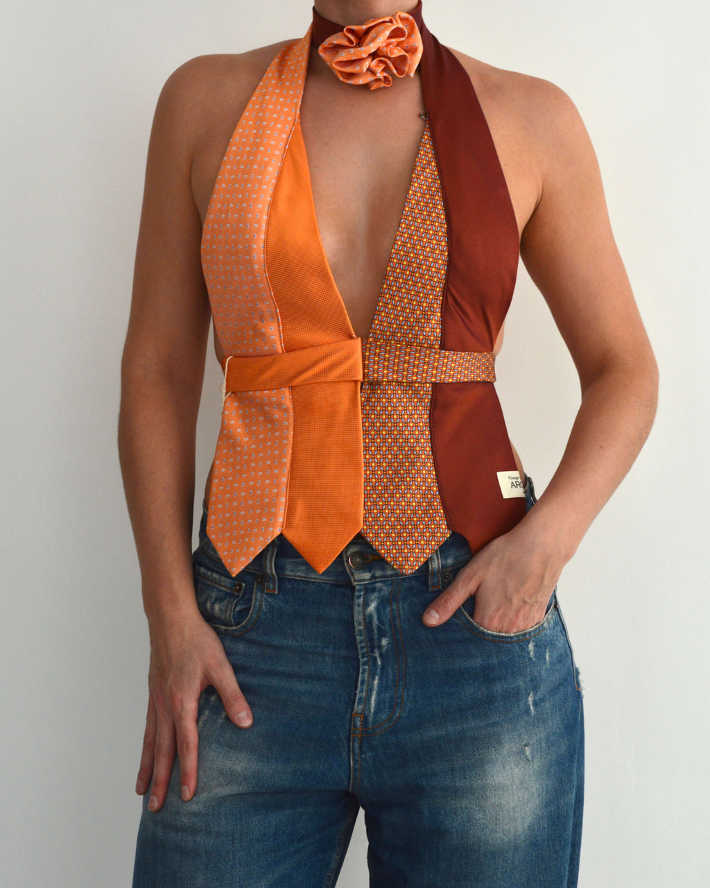 Tie Top & Flower Choker - nº 50