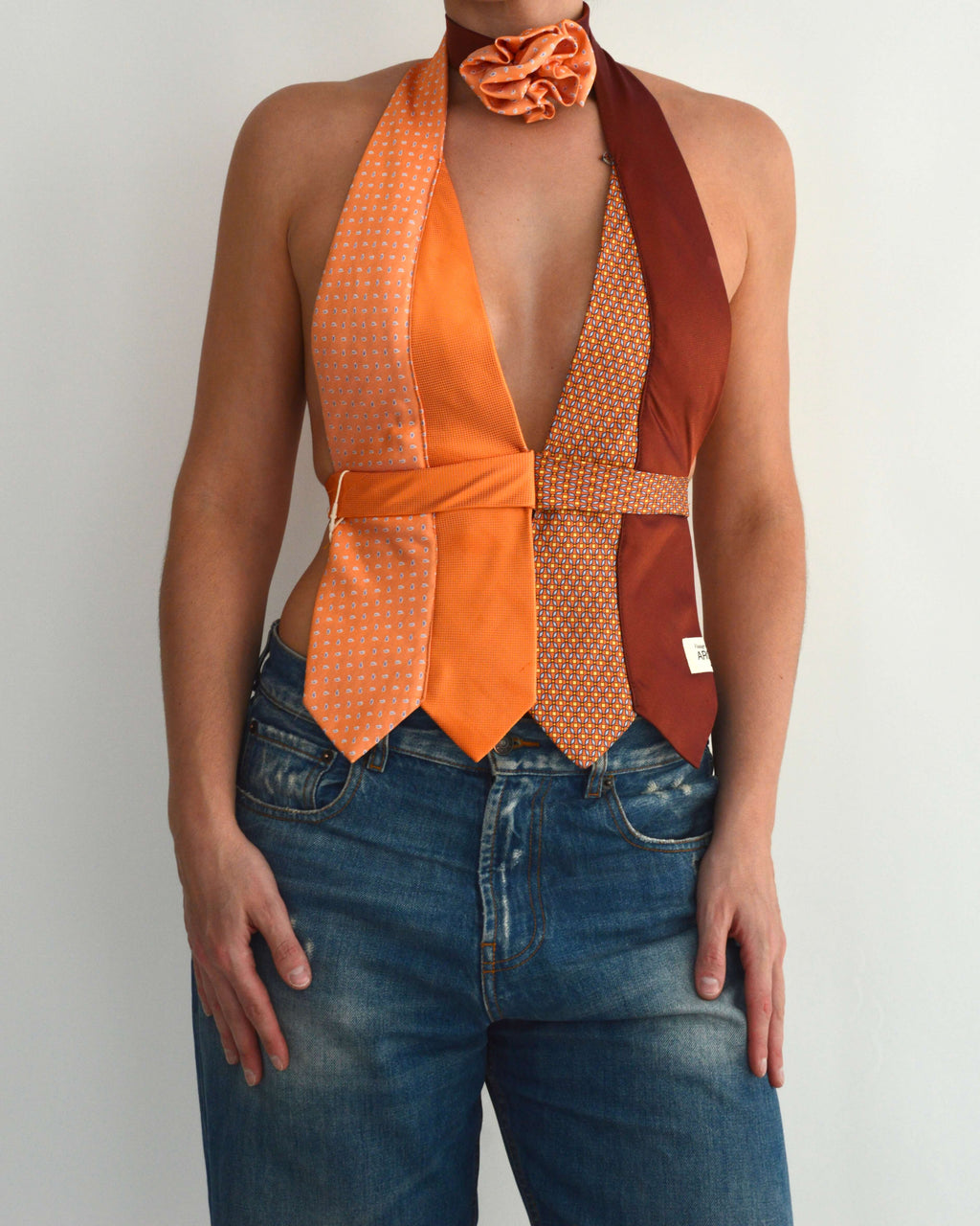 Tie Top & Flower Choker - nº 50