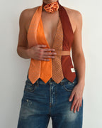 Tie Top & Flower Choker - nº 50 (S)