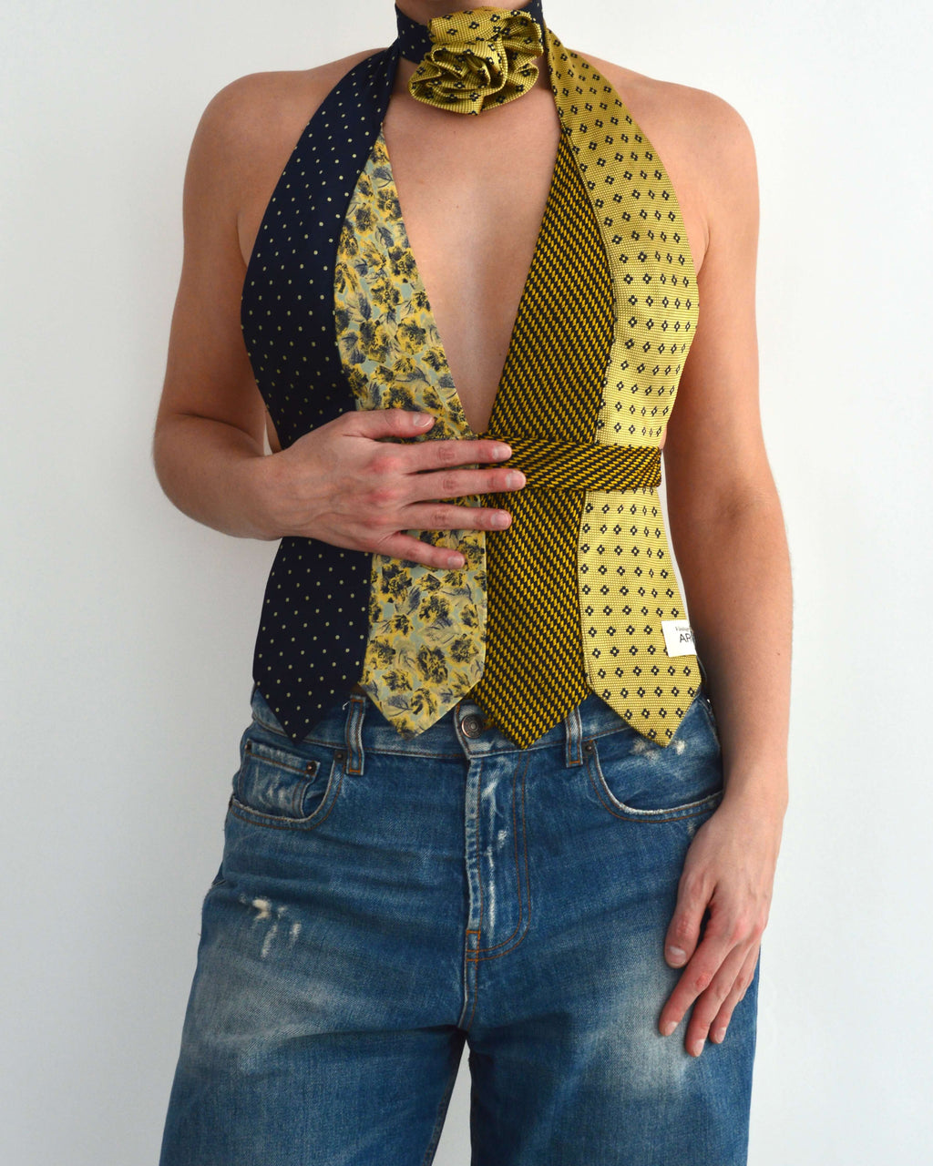 Tie Top & Flower Choker - nº 42