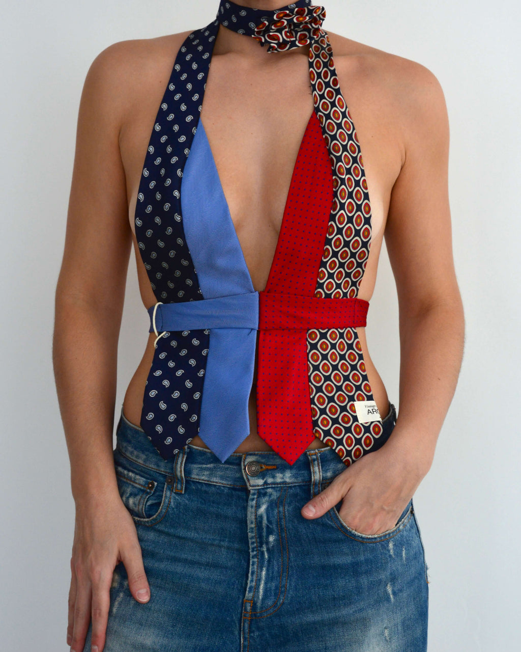 Tie Top & Flower Choker - nº 40 (XS)