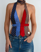 Tie Top & Flower Choker - nº 40 (XS)
