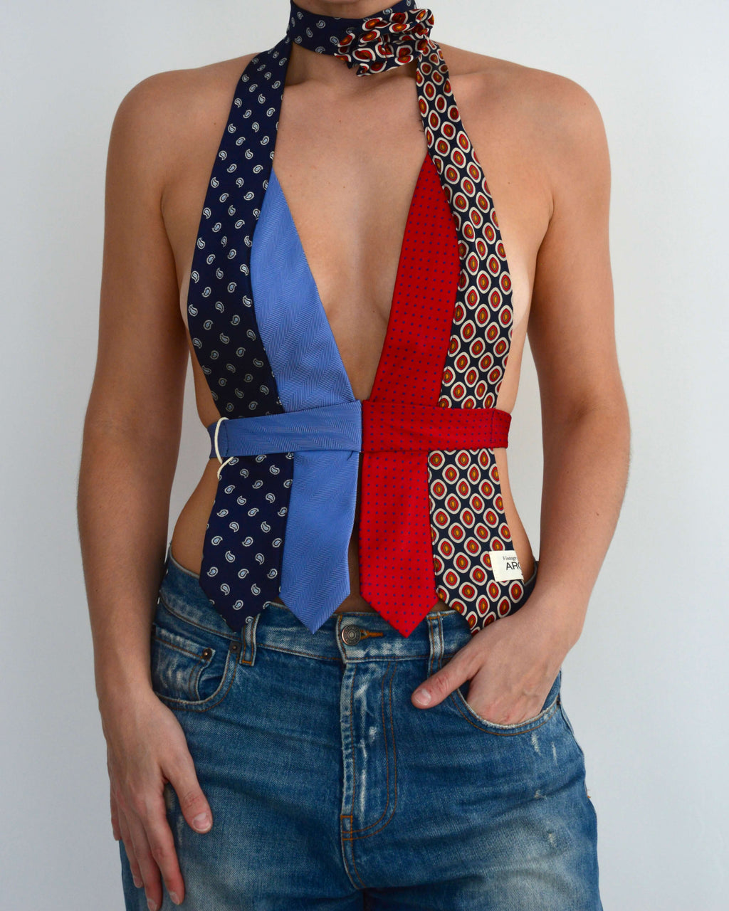 Tie Top & Flower Choker - nº 40 (XS)