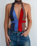 Tie Top & Flower Choker - nº 40 (XS)