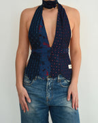 Tie Top & Flower Choker - nº 44