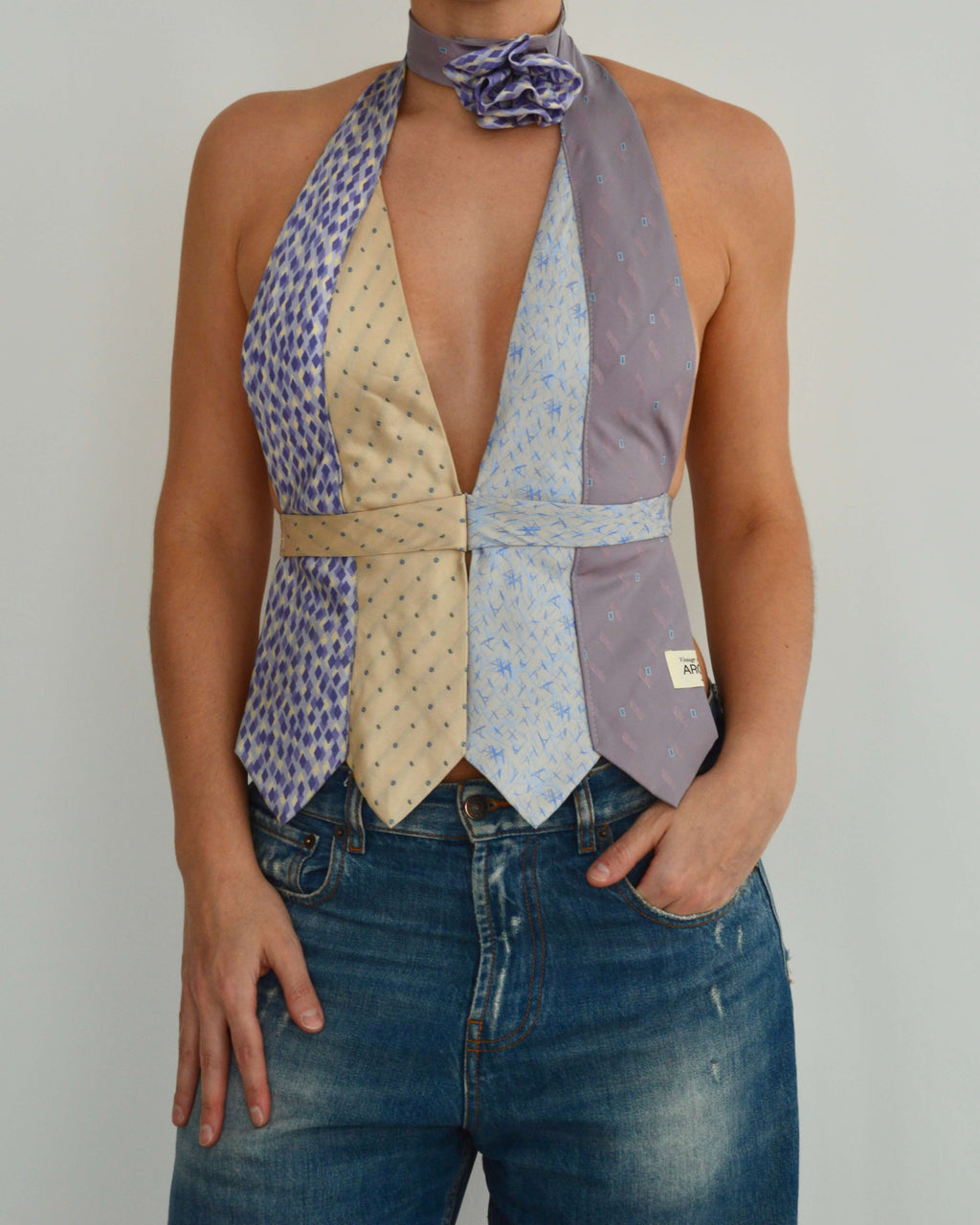 Tie Top & Flower Choker - nº 48