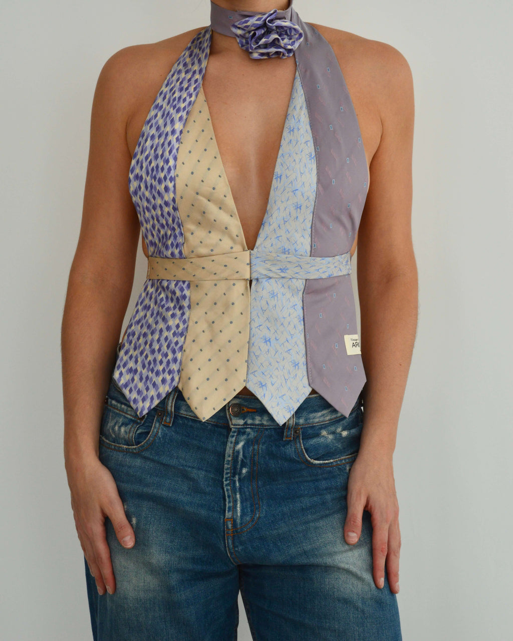 Tie Top & Flower Choker - nº 48