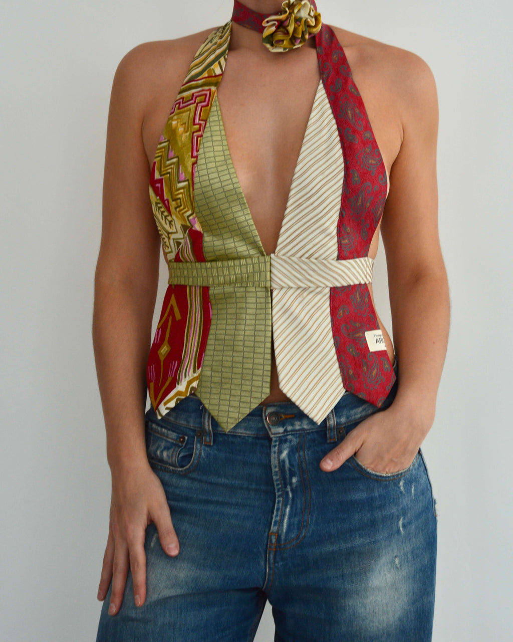 Tie Top & Flower Choker - nº 43