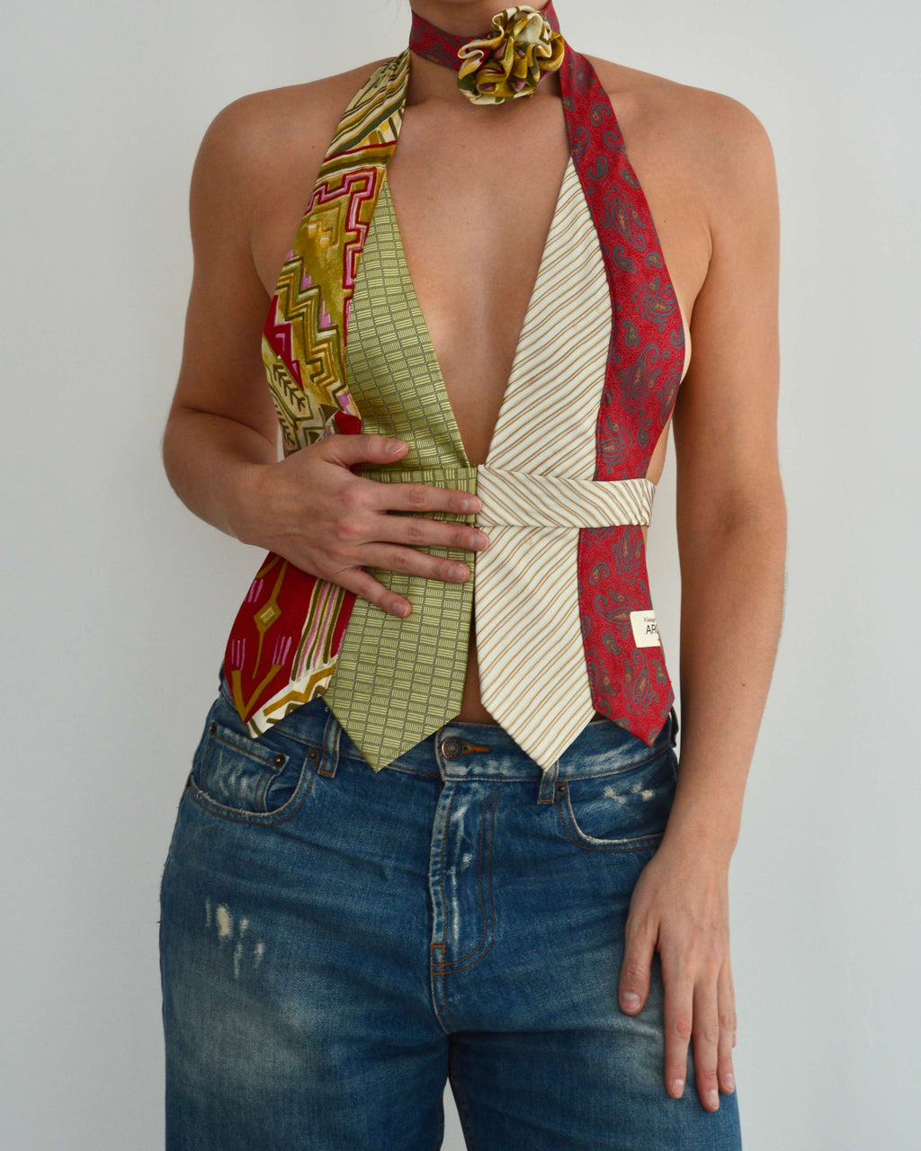 Tie Top & Flower Choker - nº 43