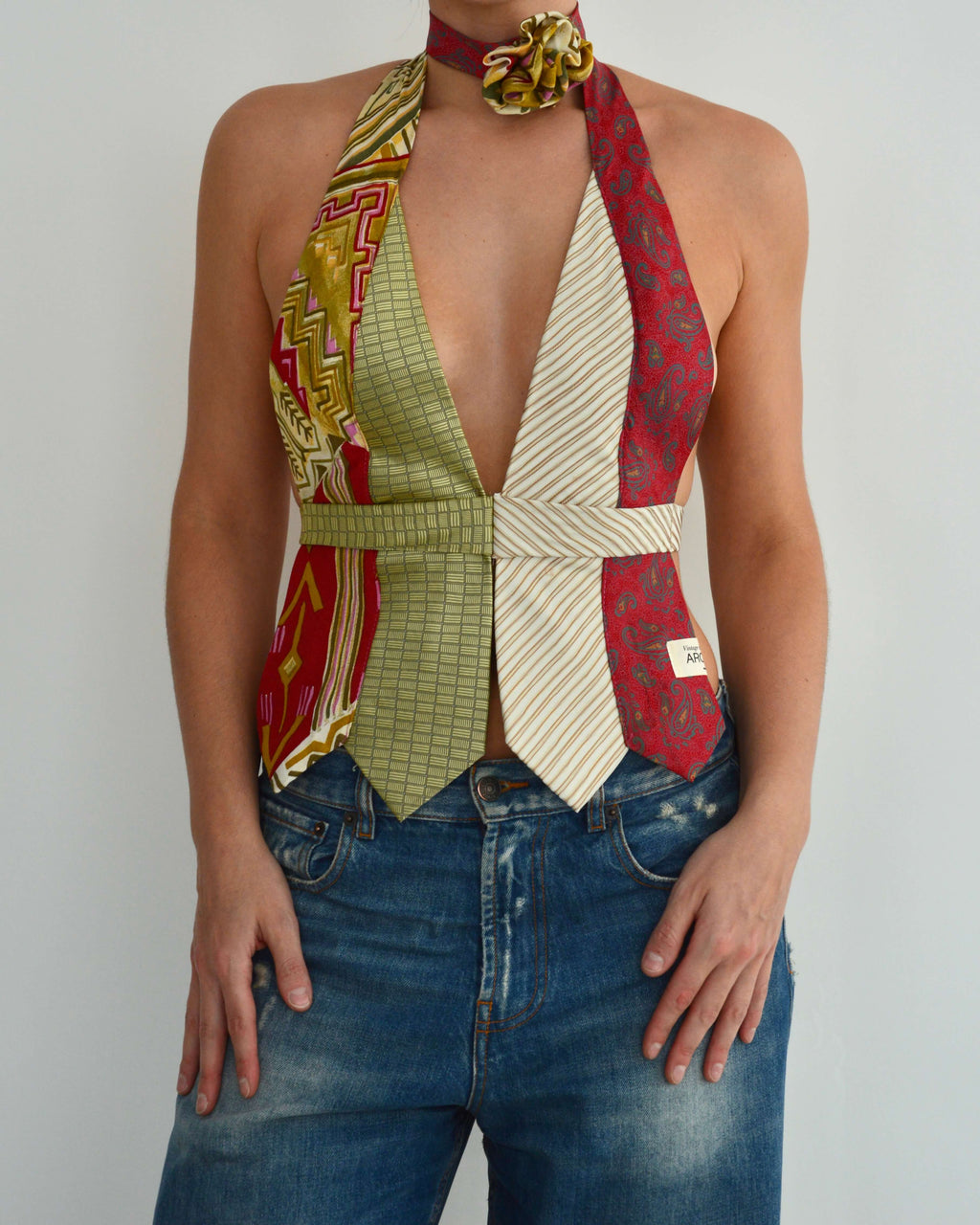 Tie Top & Flower Choker - nº 43