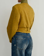 Tied-up Blazer - Yellow (L)