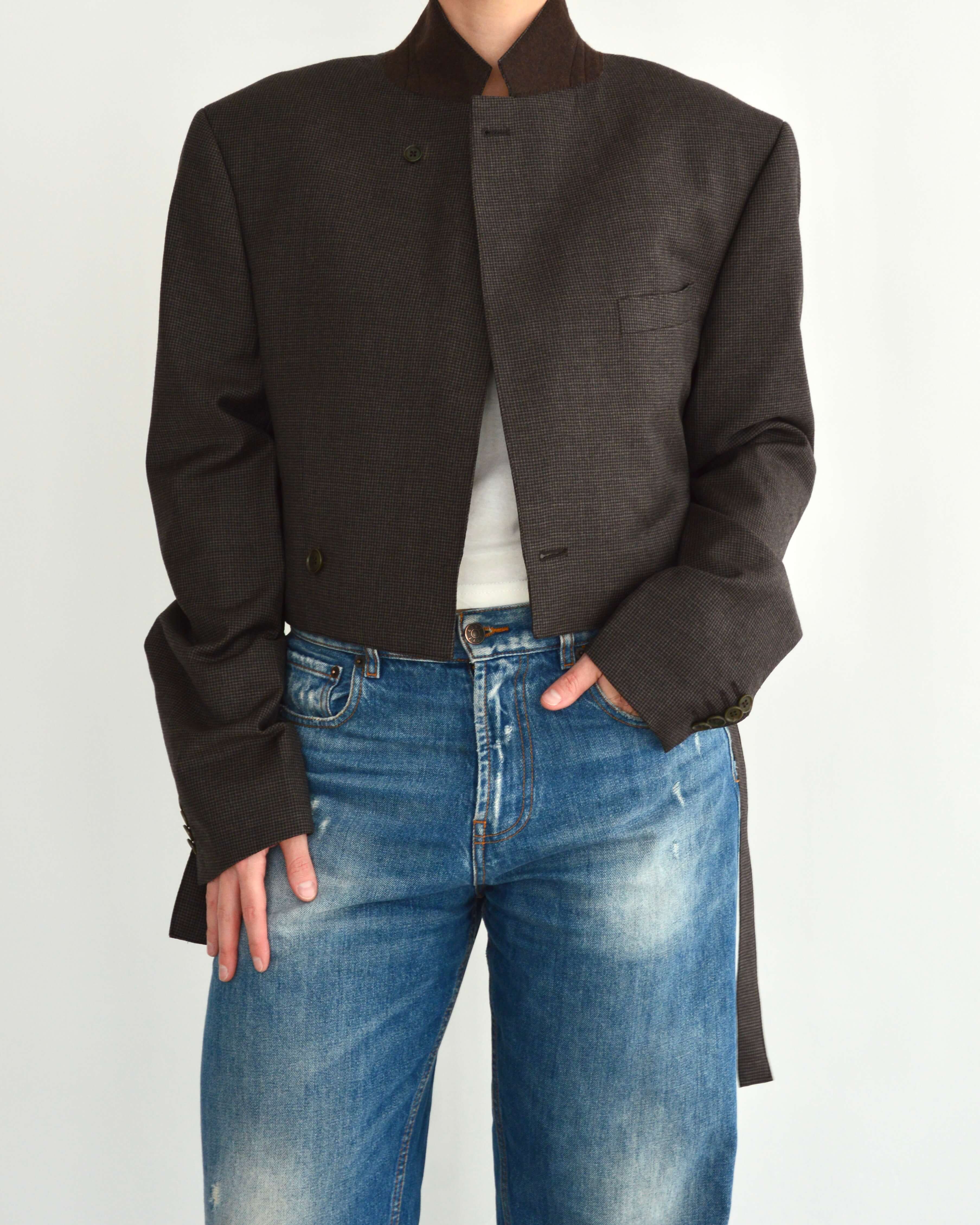 Tied-up Blazer - Brown (M)