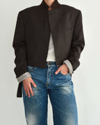 Tied-up Blazer - Brown (M)