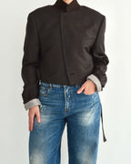 Tied-up Blazer - Brown (M)