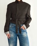 Tied-up Blazer - Brown (M)