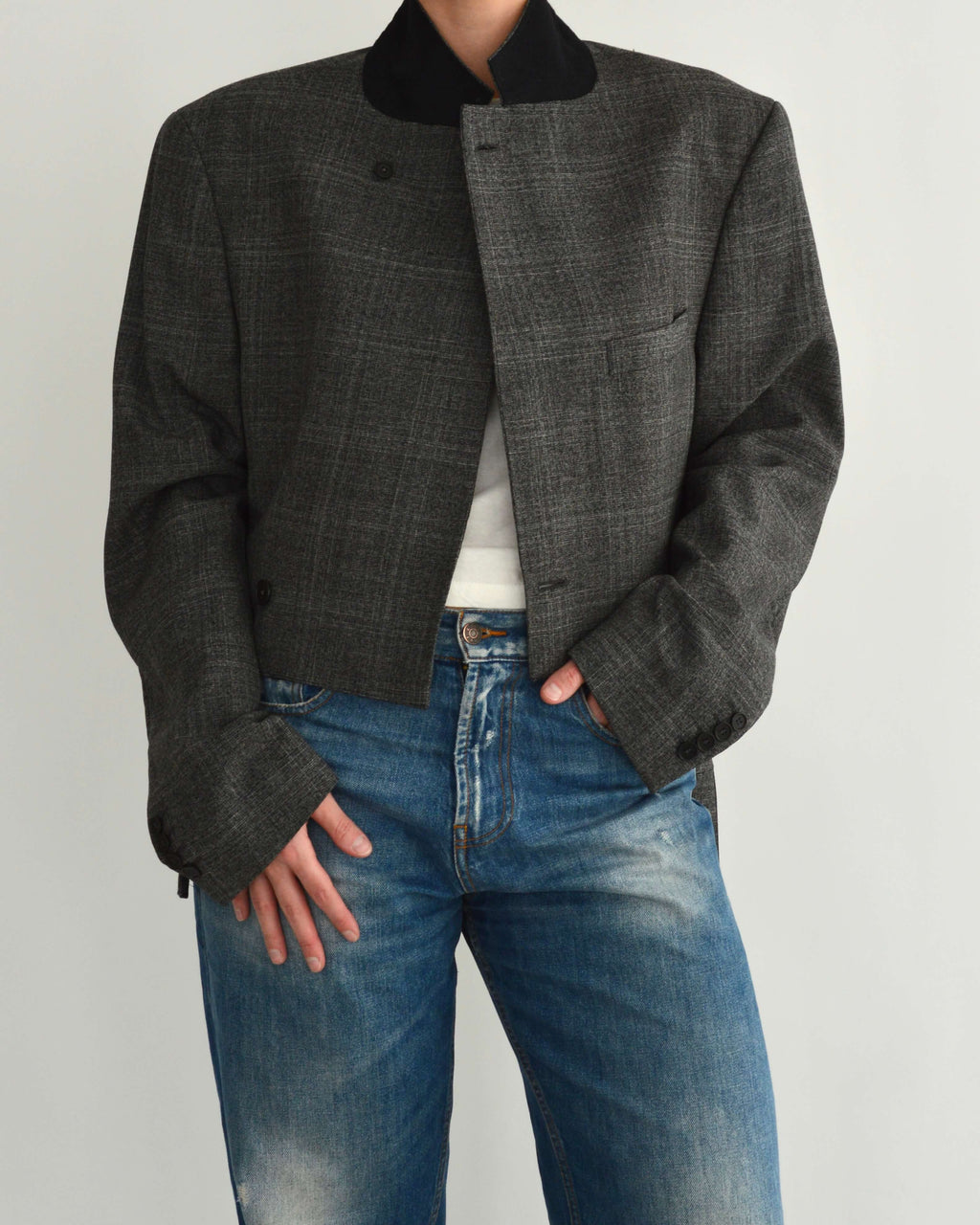 Miniblazer - Donkergrijs (M)