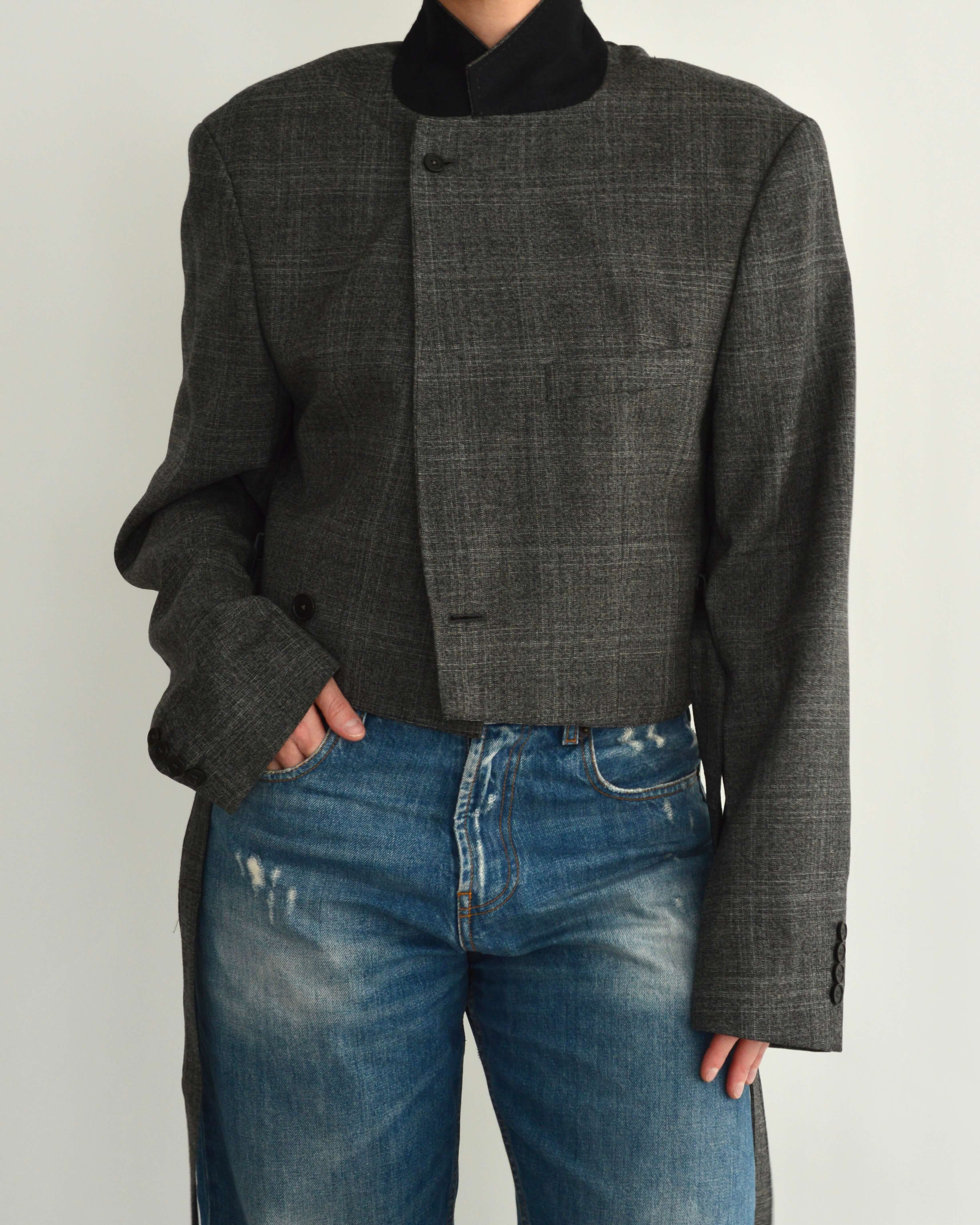 Miniblazer - Donkergrijs (M)