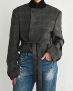 Tied-up Blazer - Grey Faded (L)