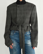 Tied-up Blazer - Grey Faded (L)