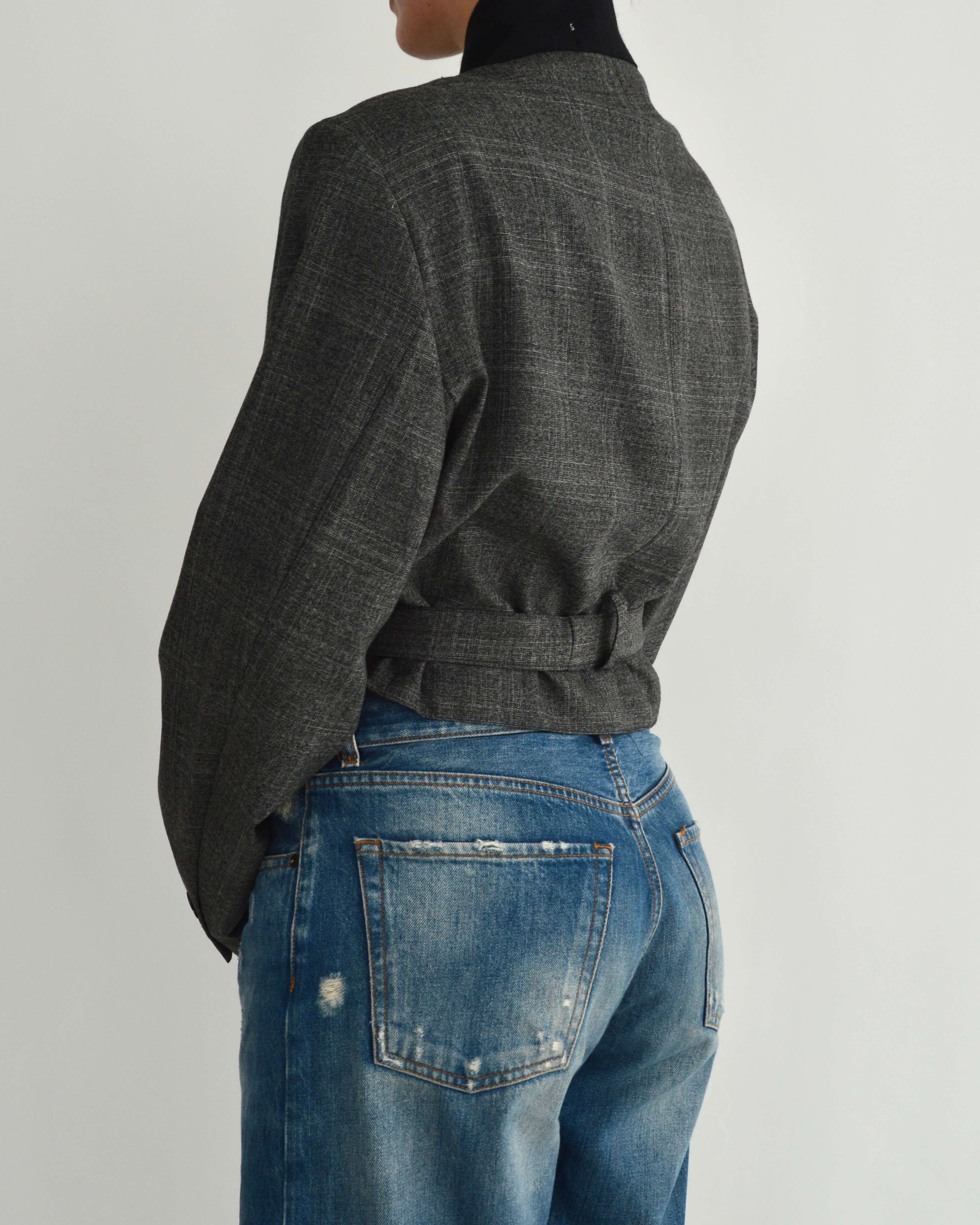 Miniblazer - Donkergrijs (M)