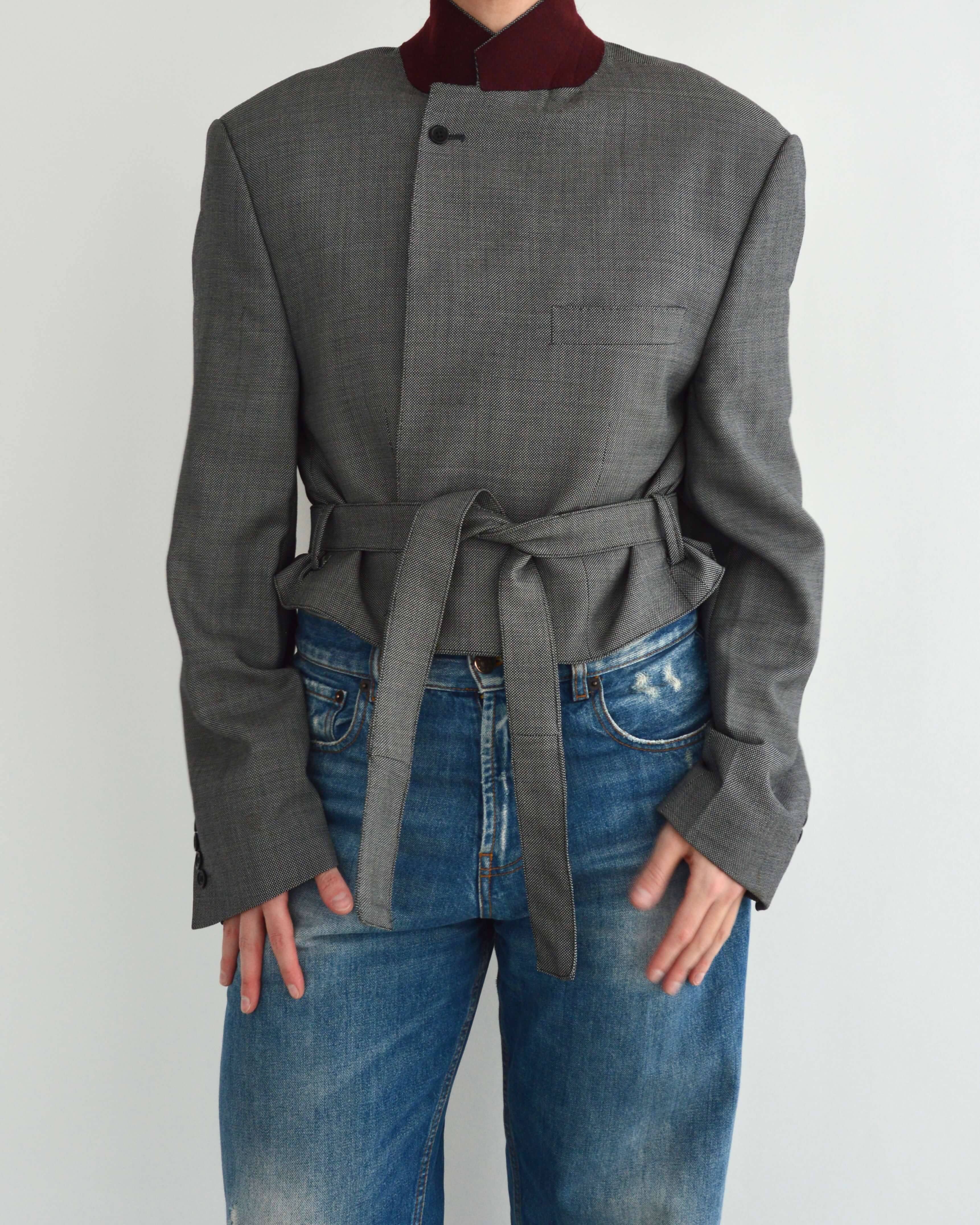 Miniblazer - Donkergrijs (M)