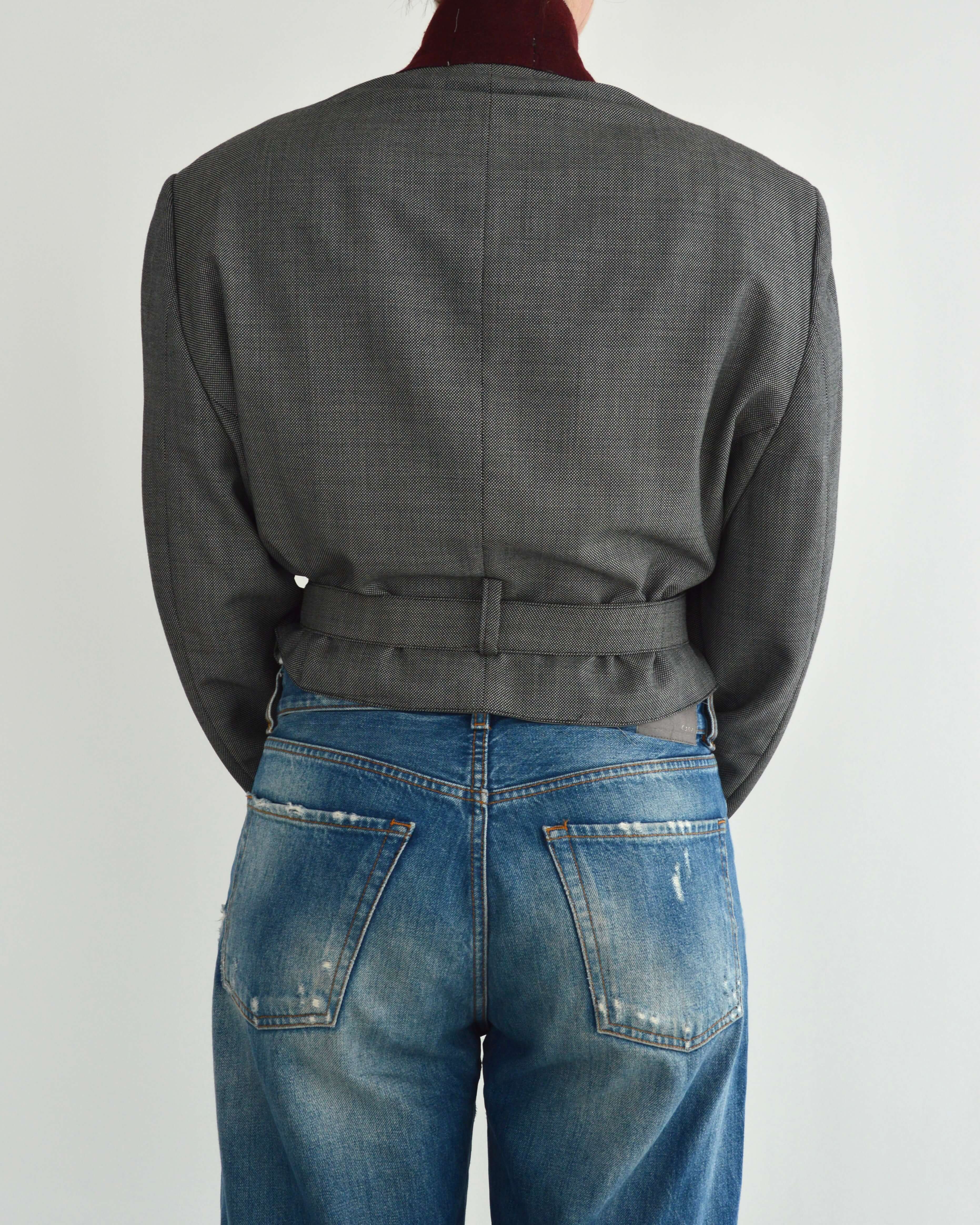 Miniblazer - Donkergrijs (M)