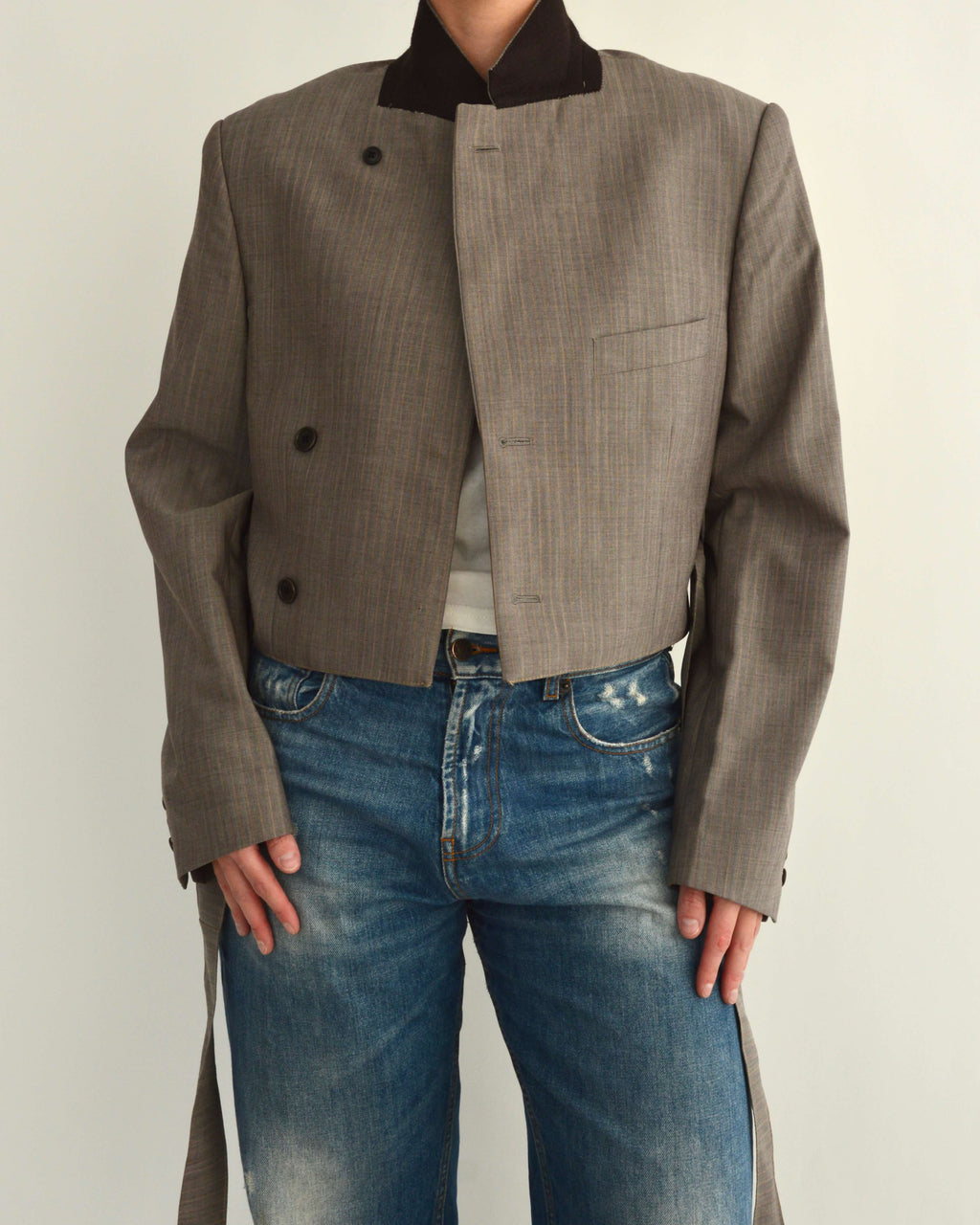 Tied-up Blazer - Coffee (S)