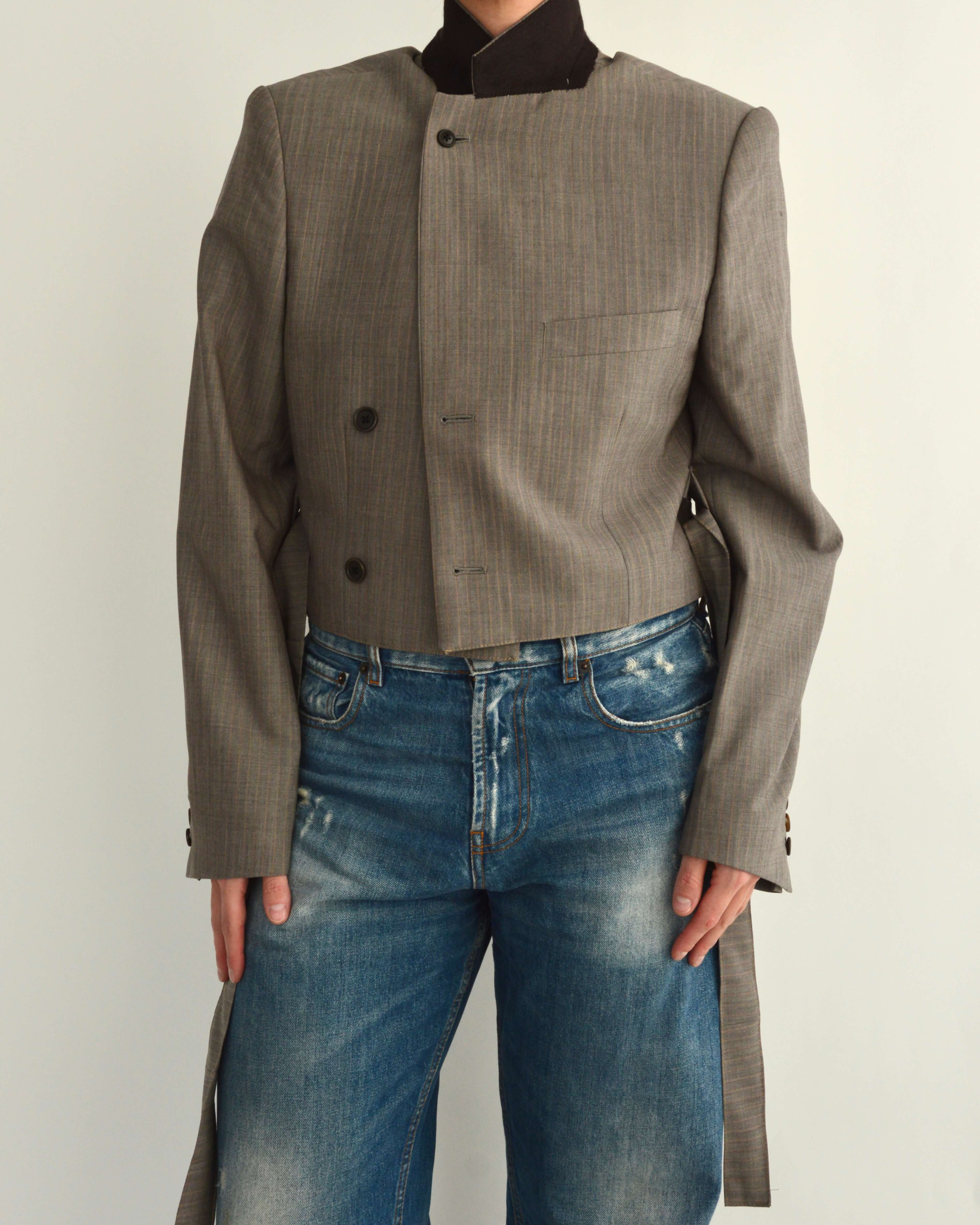 Tied-up Blazer - Coffee (S)