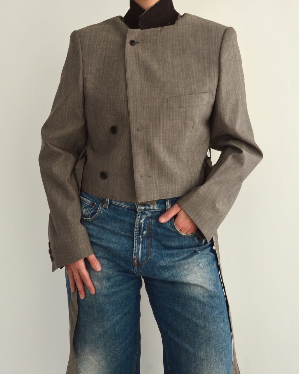 Tied-up Blazer - Coffee (S)