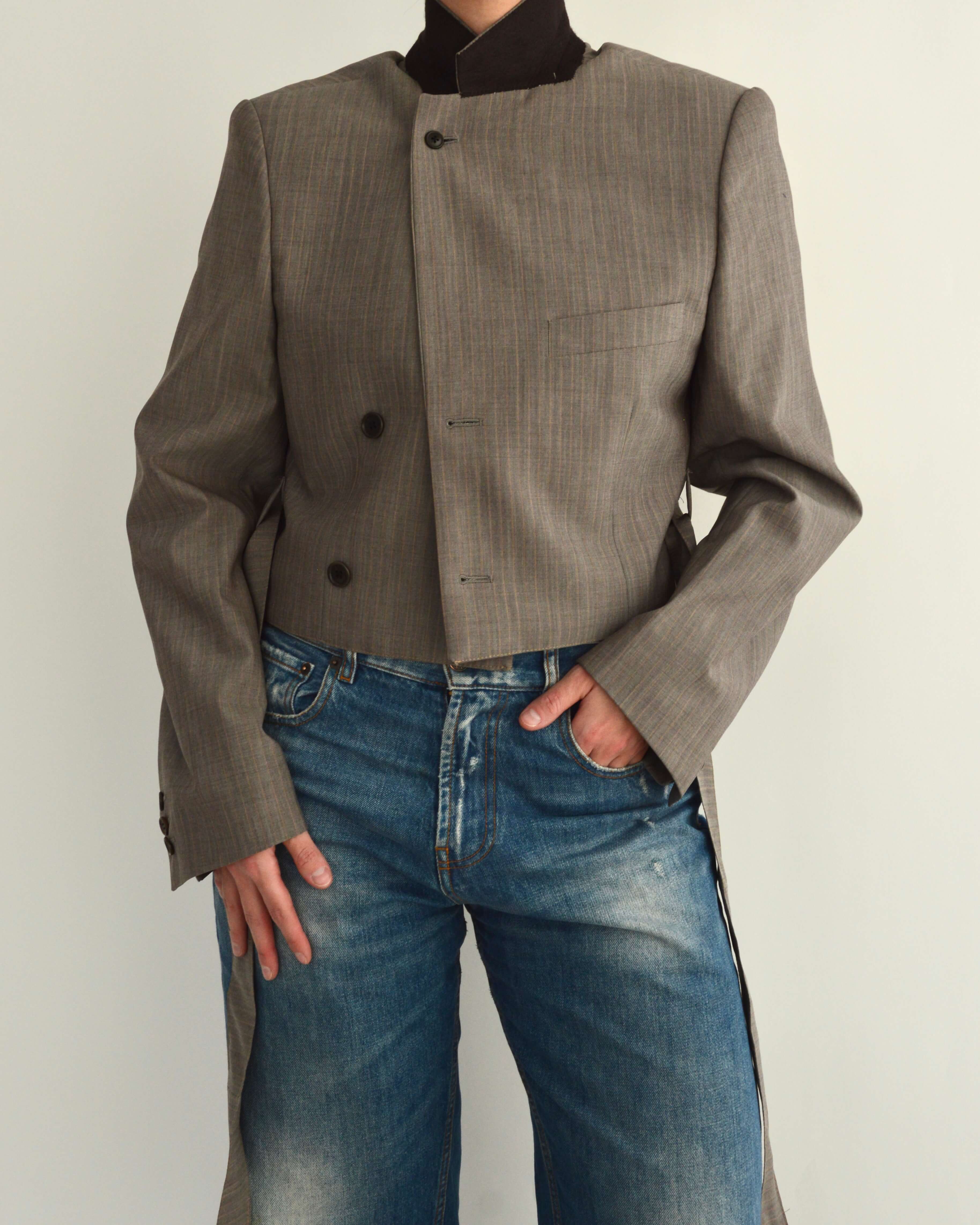 Tied-up Blazer - Coffee (S)