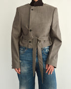 Tied-up Blazer - Coffee (S)