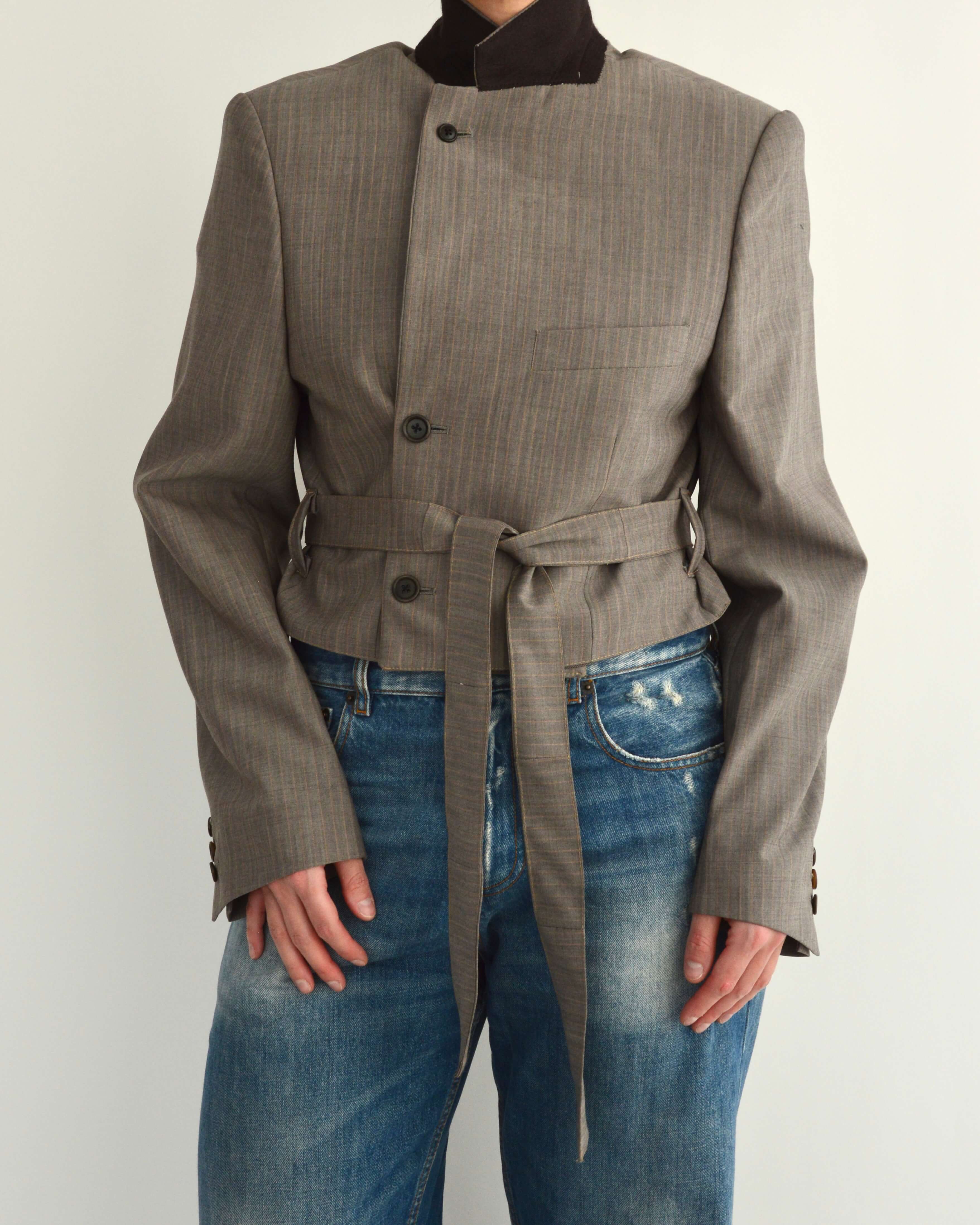 Tied-up Blazer - Coffee (S)