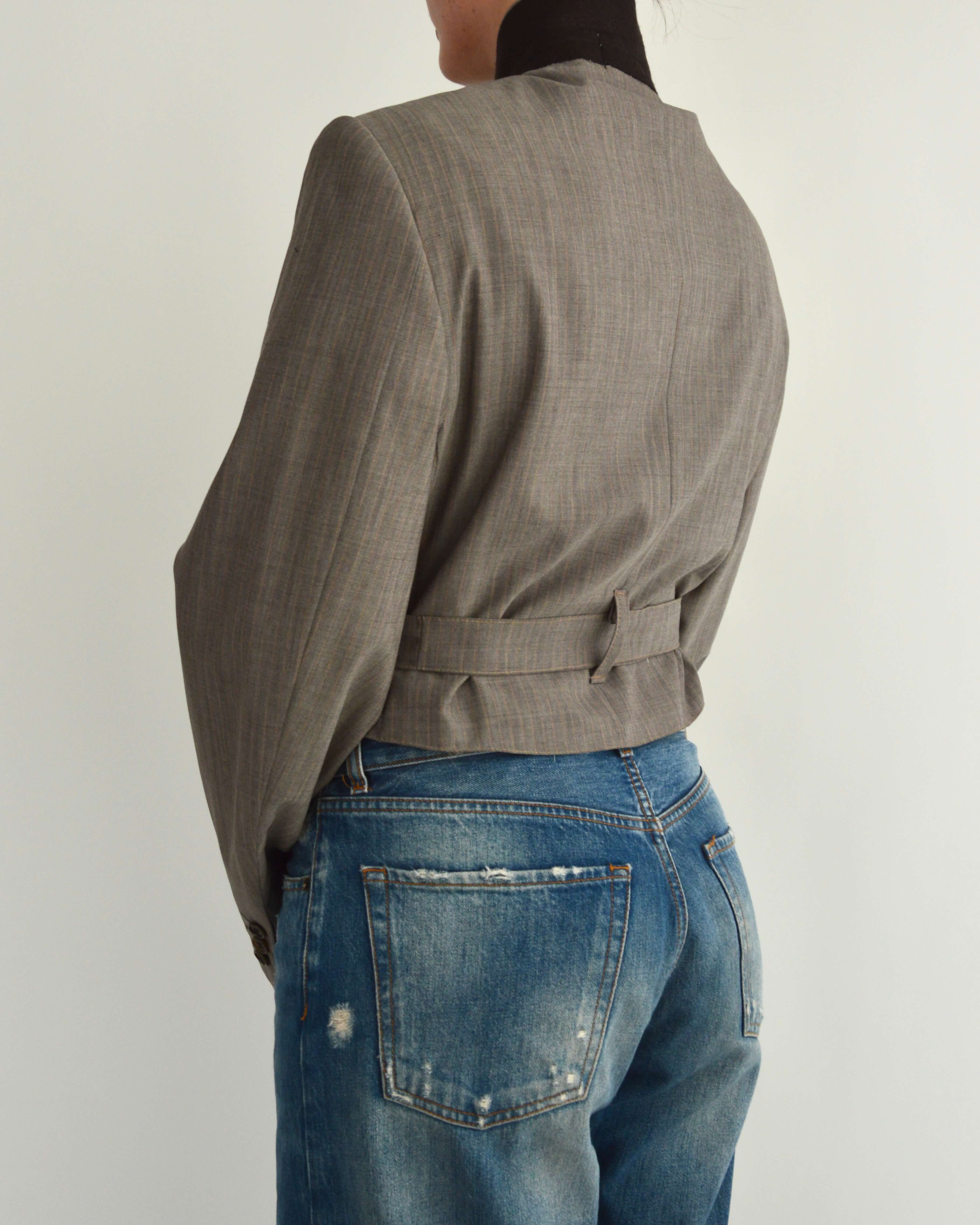 Tied-up Blazer - Coffee (S)