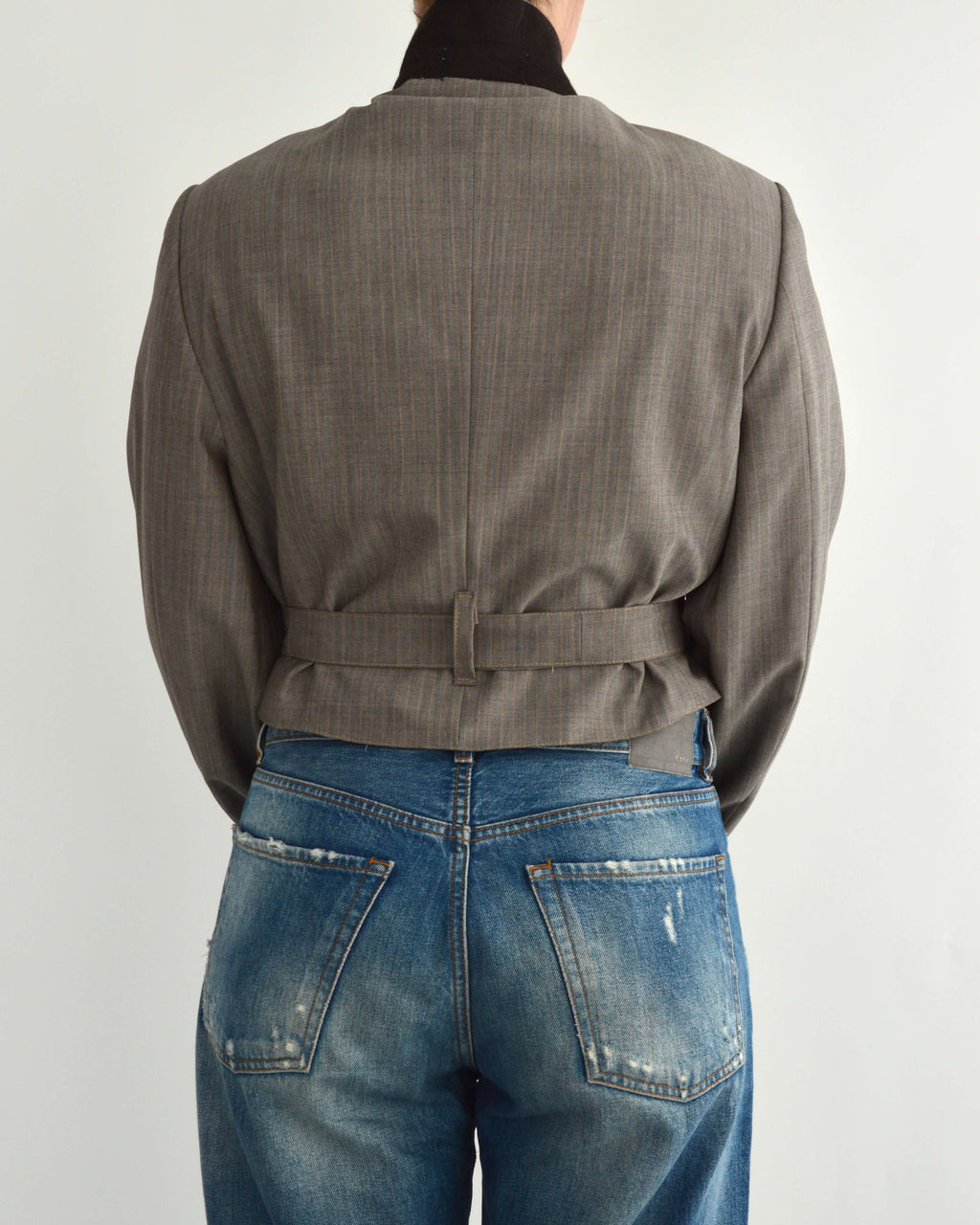 Tied-up Blazer - Coffee (S)