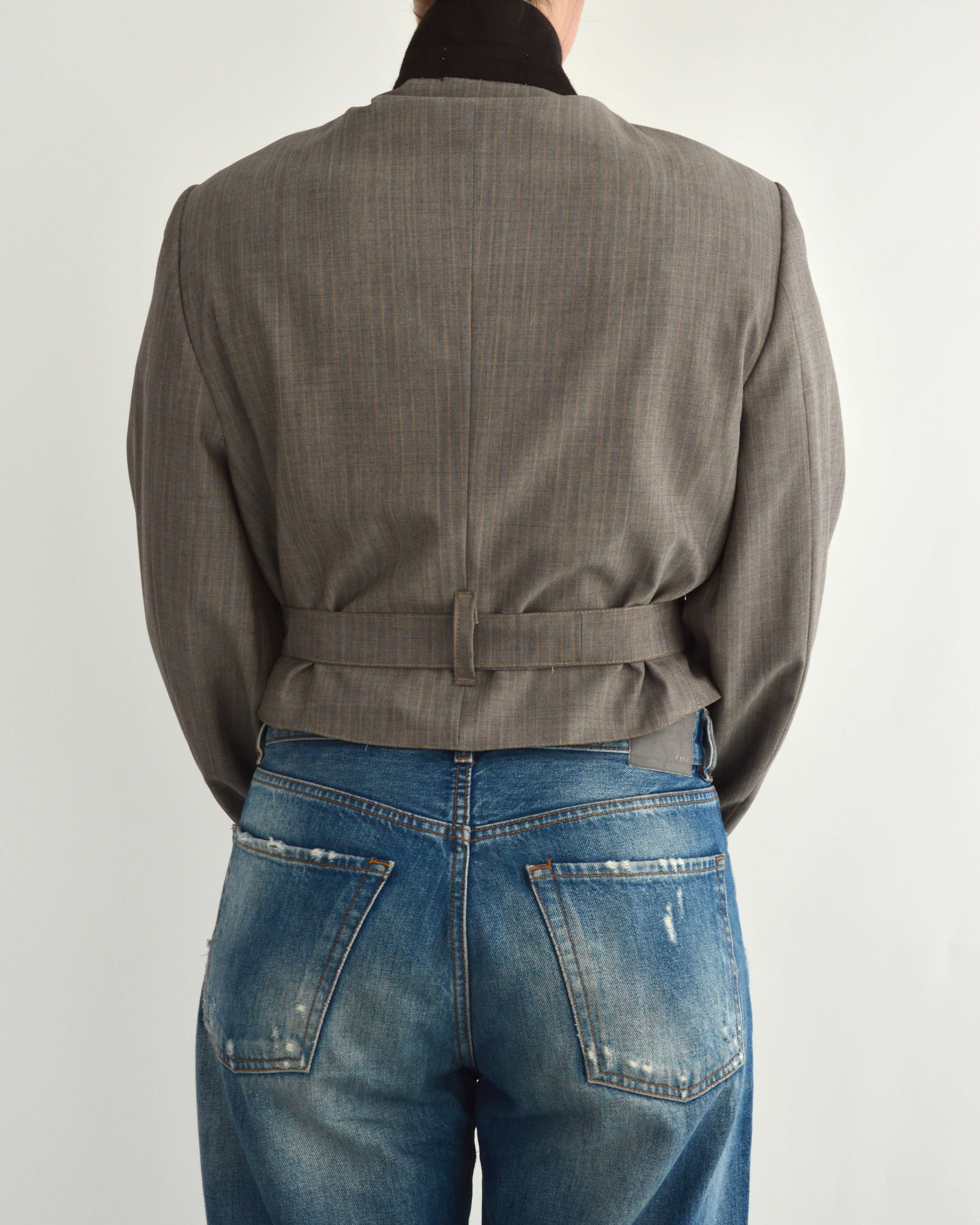 Tied-up Blazer - Coffee (S)