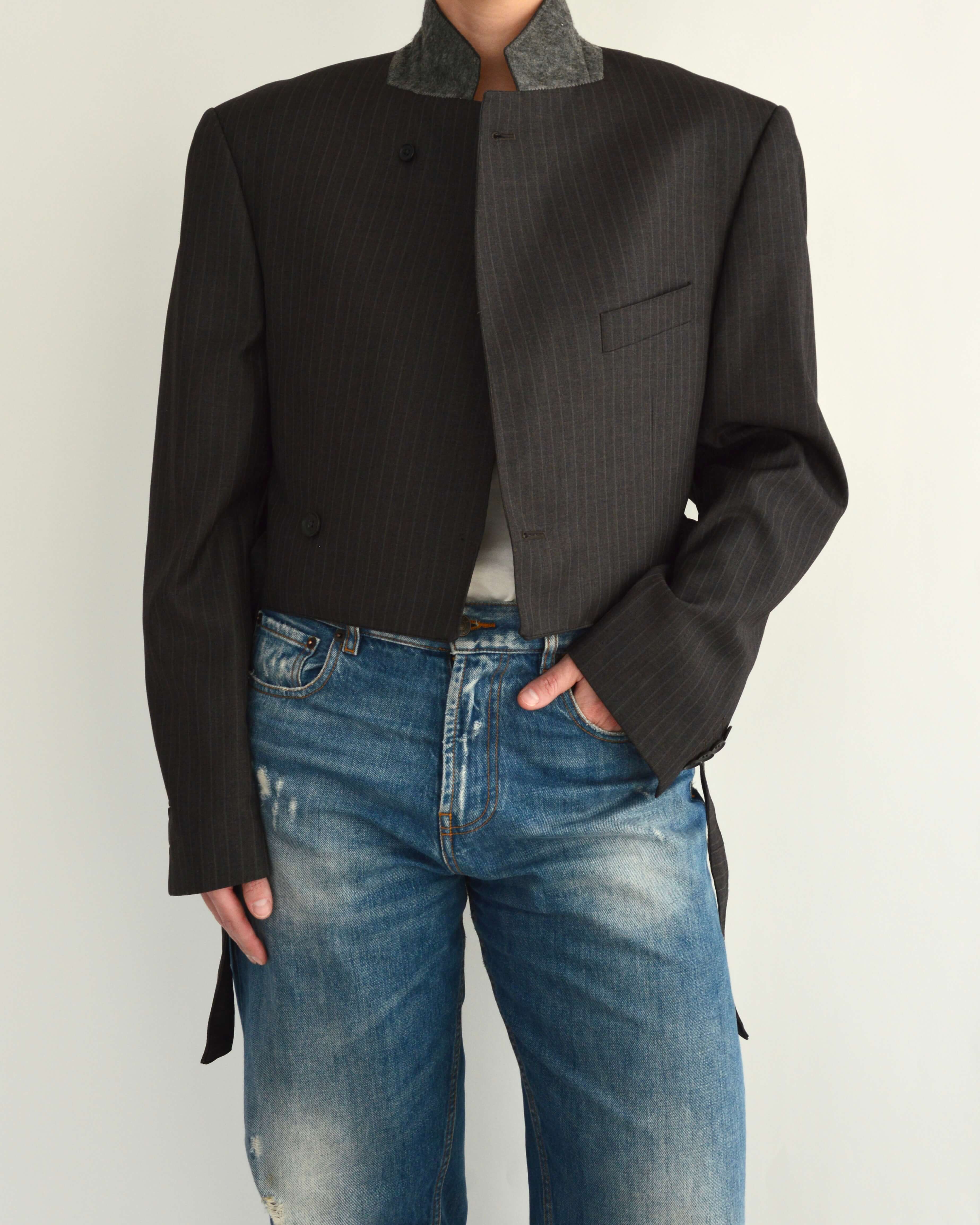 Tied-up Blazer - Business Dark Grey (M)