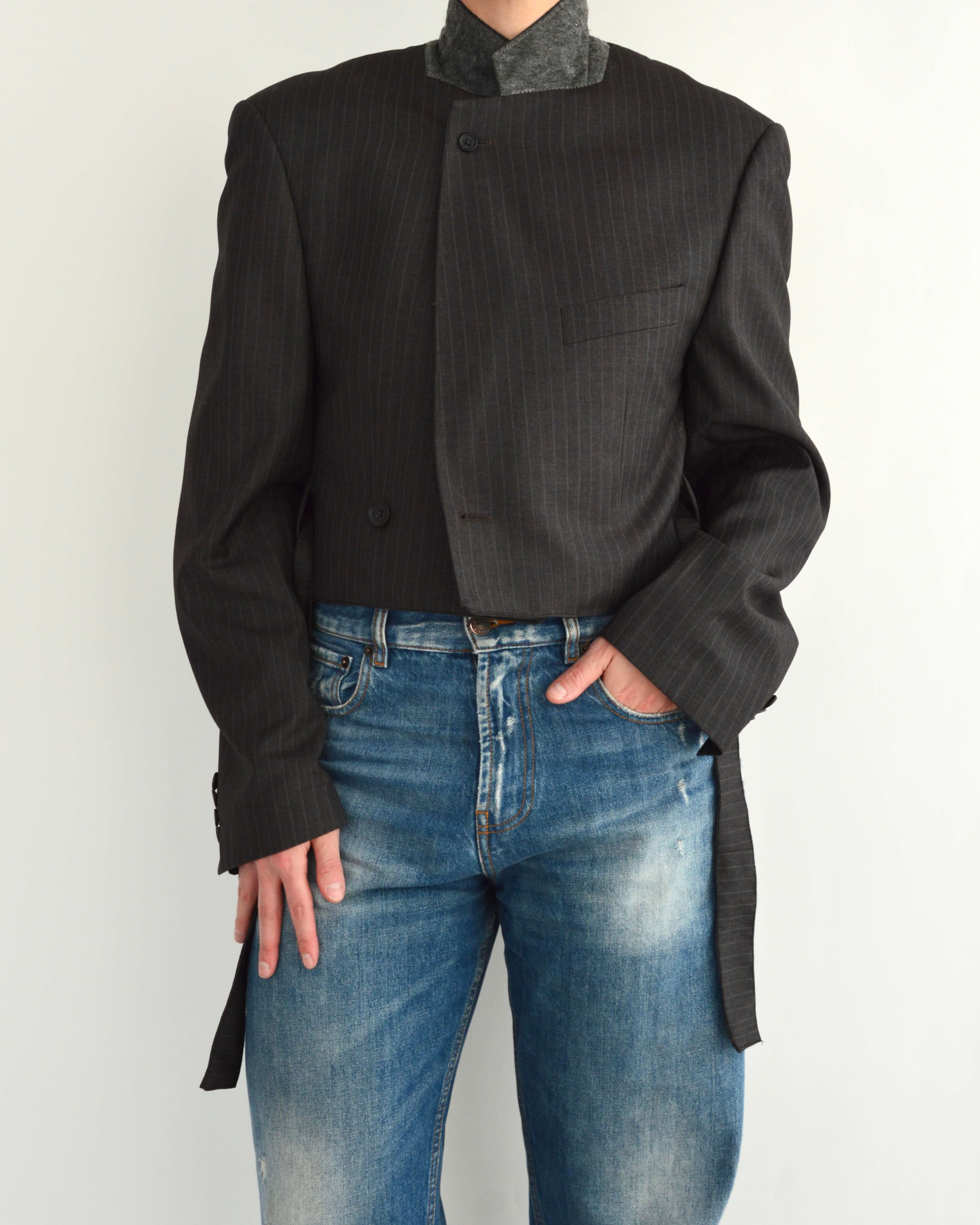 Tied-up Blazer - Business Dark Grey (M)