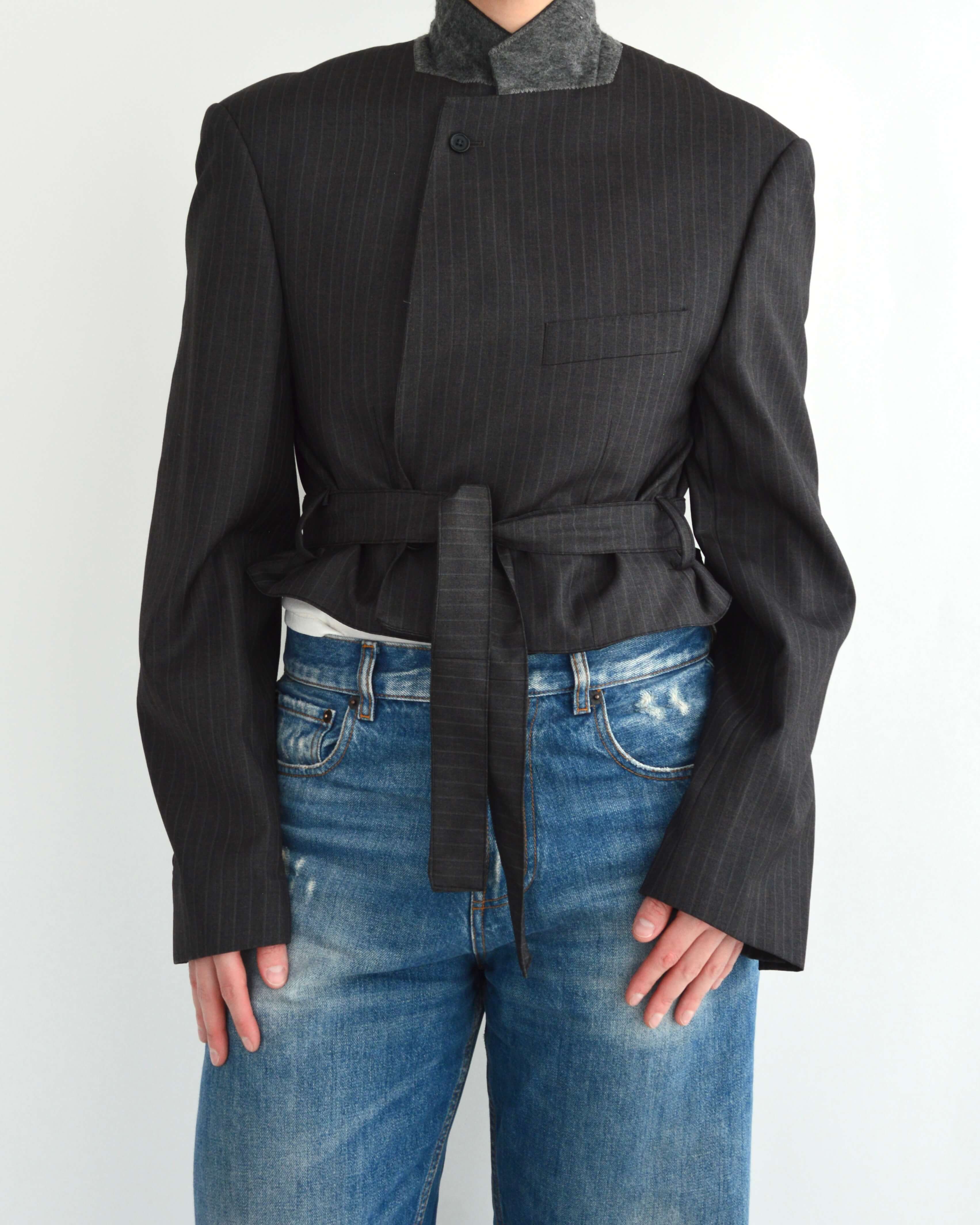 Tied-up Blazer - Business Dark Grey (M)