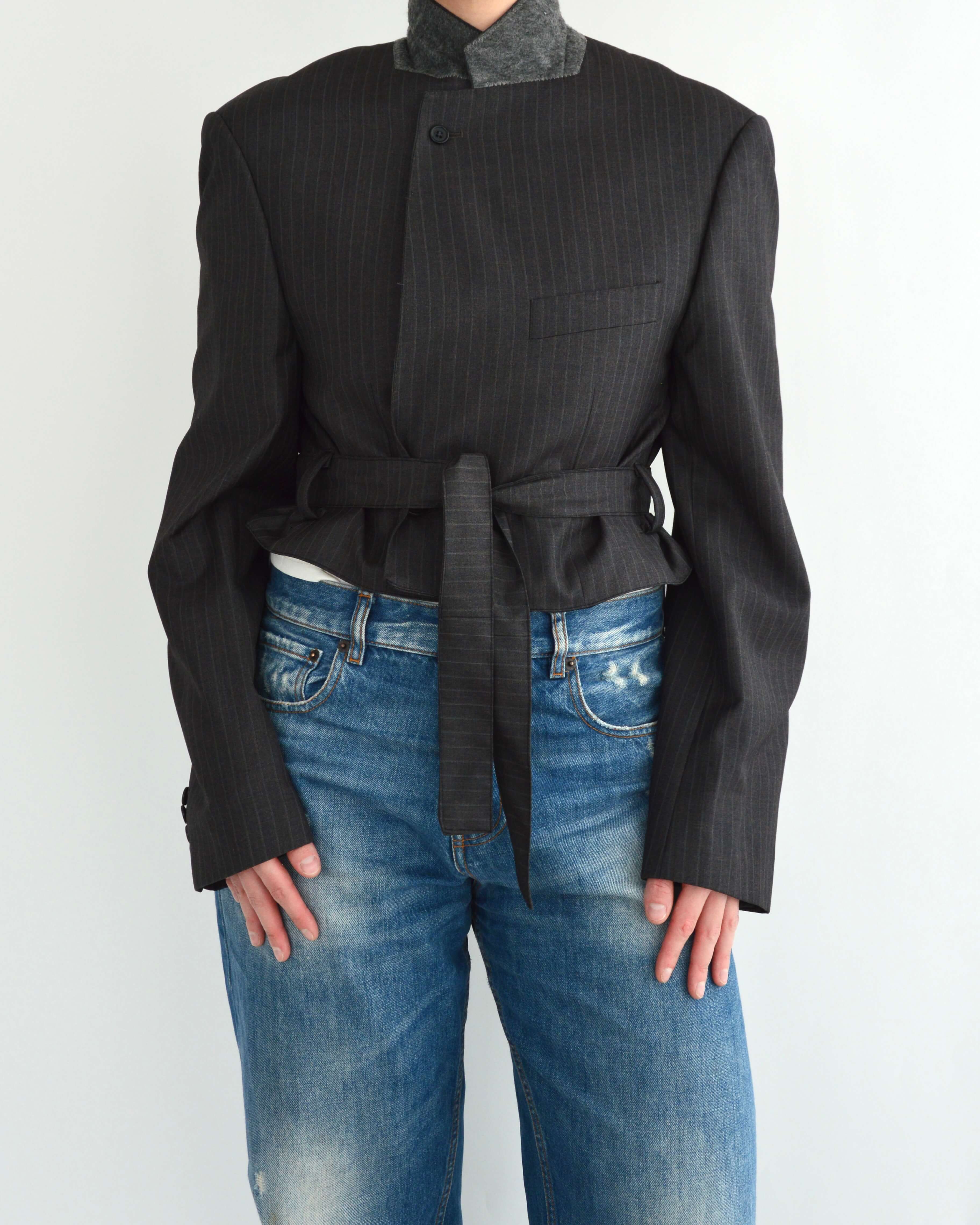 Tied-up Blazer - Business Dark Grey (M)