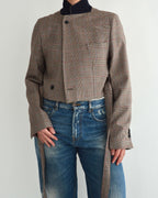 Tied-up Blazer - Checkred (XS)