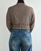 Tied-up Blazer - Checkred (XS)
