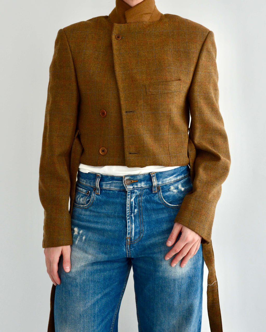 Tied-up Blazer - Fall Tones (S)