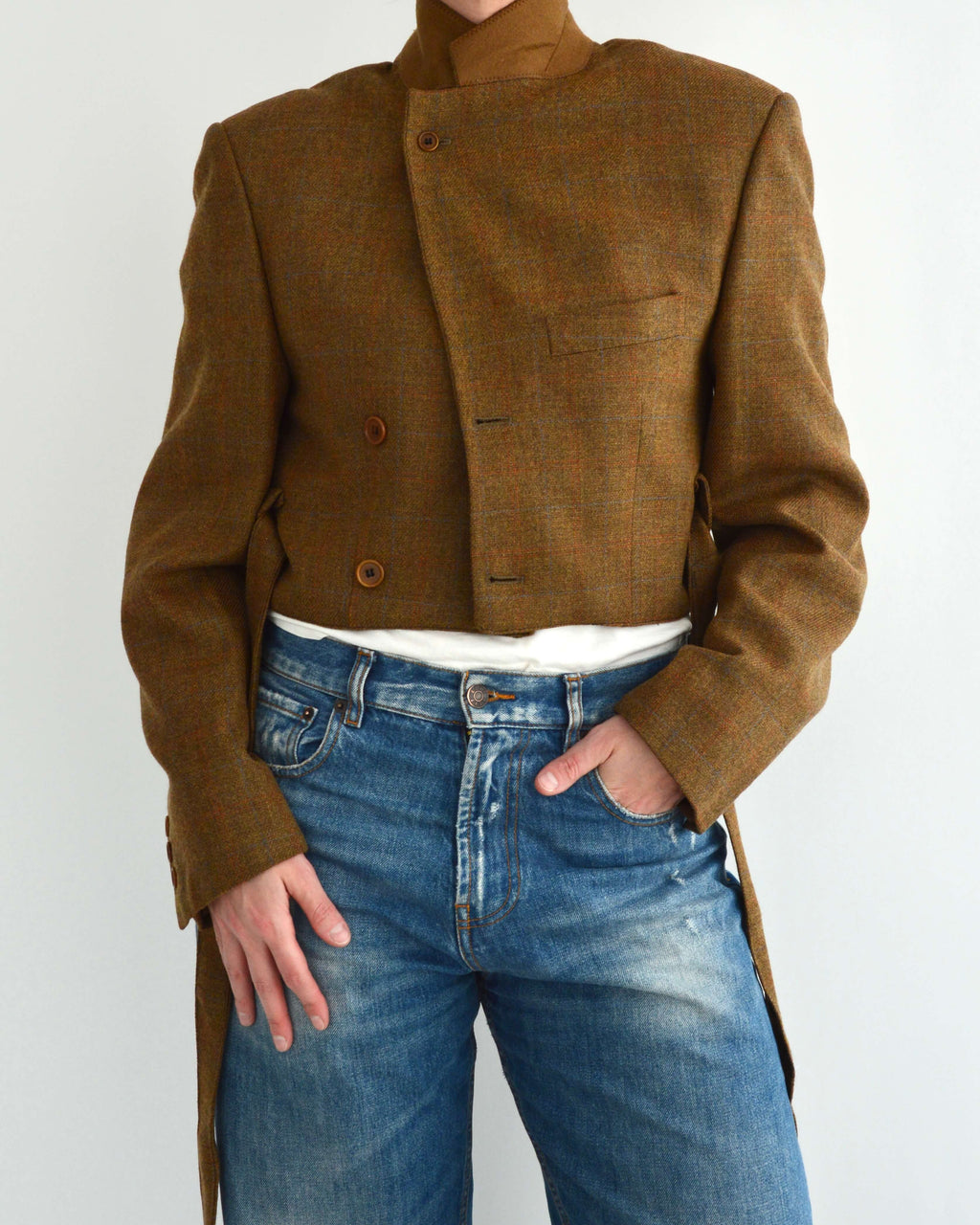 Tied-up Blazer - Fall Tones (S)