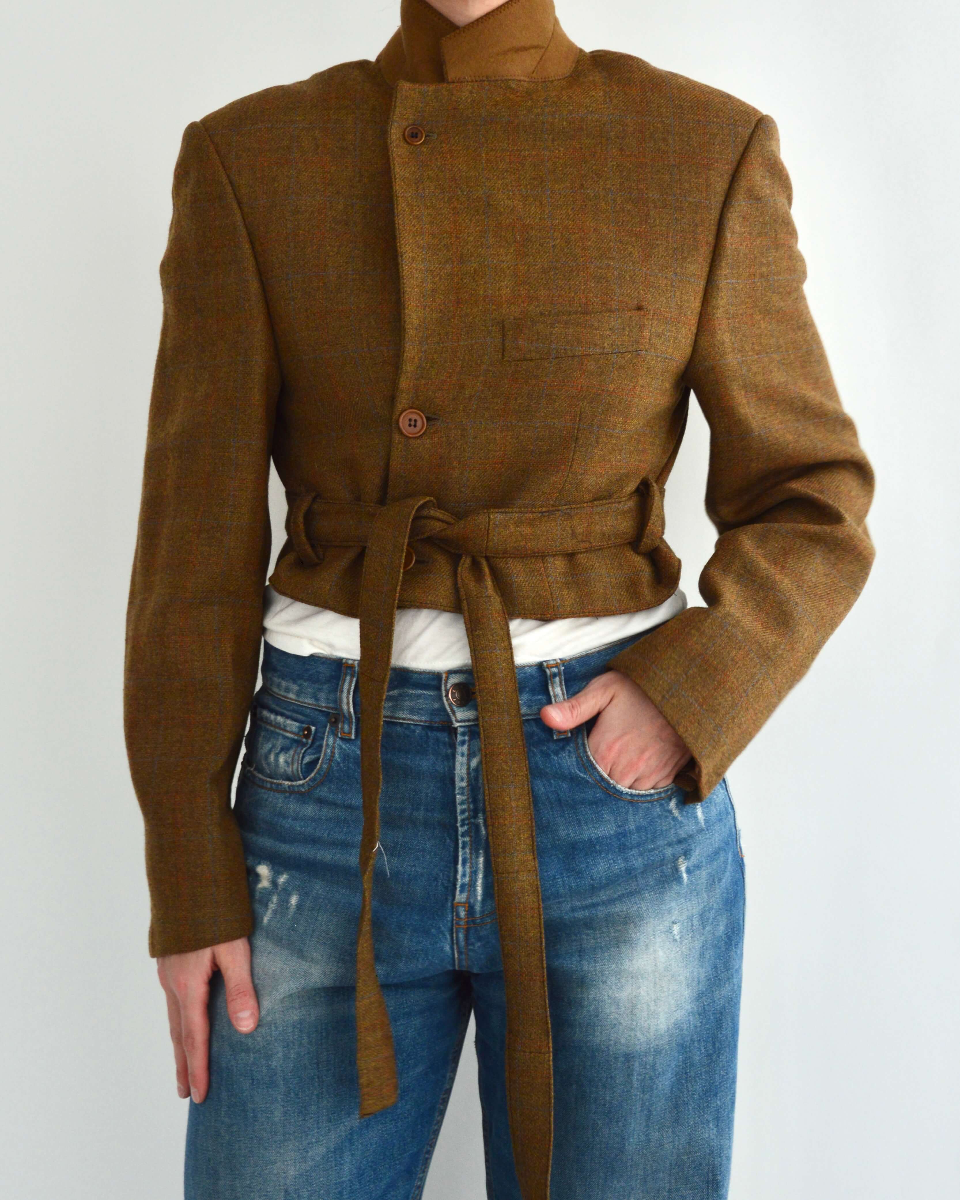 Tied-up Blazer - Fall Tones (S)