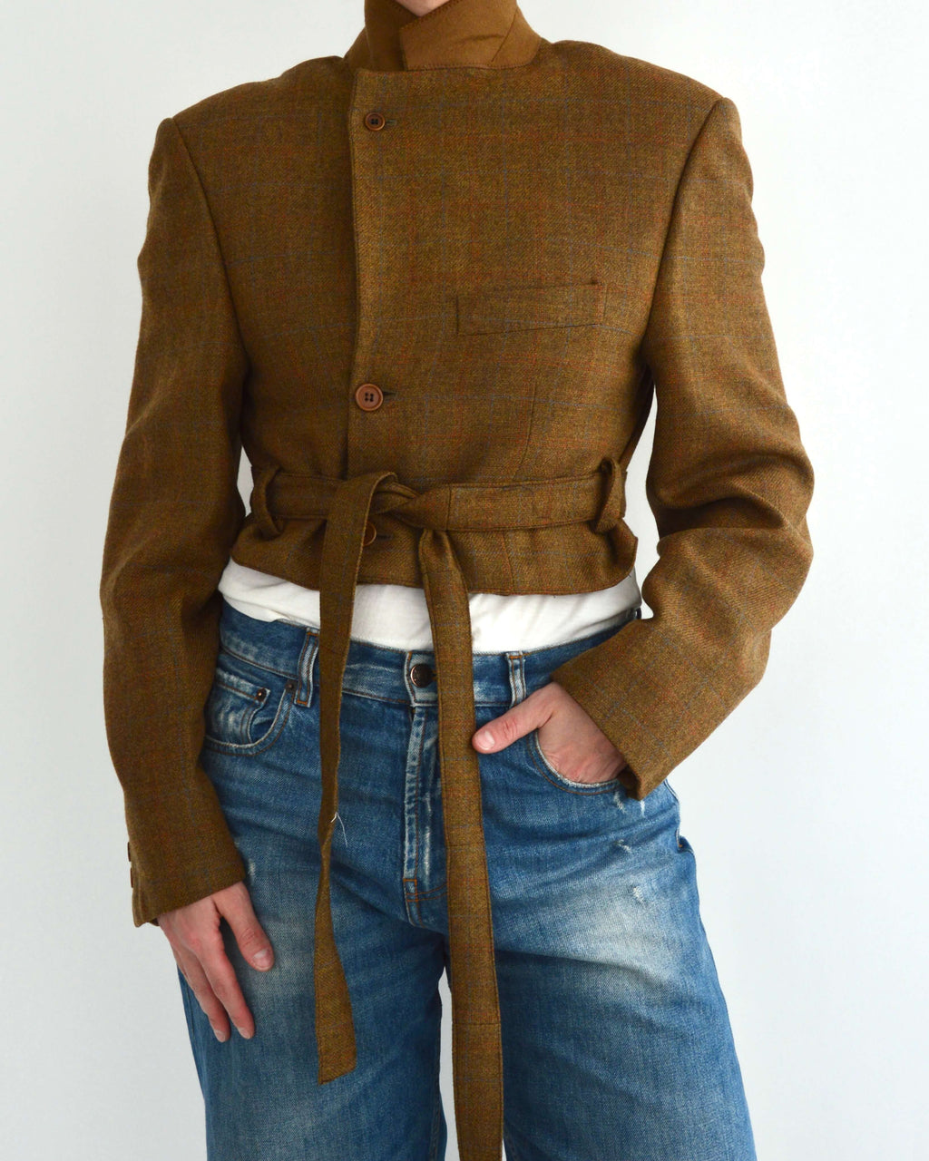 Tied-up Blazer - Fall Tones (S)